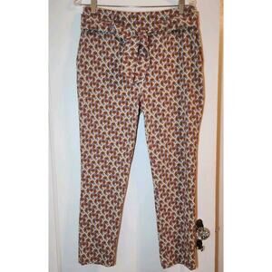 Jules & Leopold Pants Women Lrg, Pull On, Stretch, Comfort, Retro